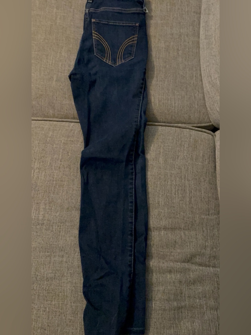 Hollister Women's Dark Indigo Skinny Jeans